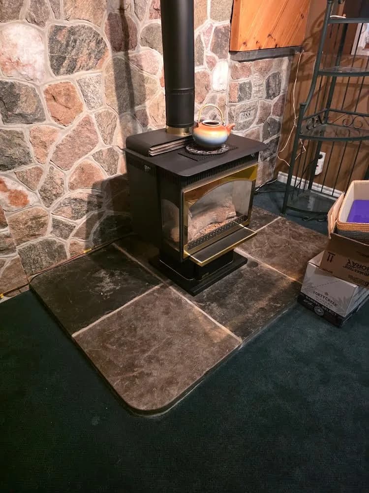 Fireplace Removal, before installation